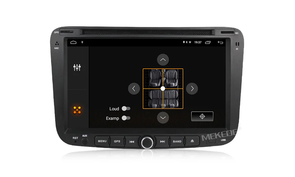 Perfect MEKEDE 1024*600 Capacitive screen Android 9.1 2+32G System car gps navigator dvd for Geely Emgrand EC7 with free 16G map card 21