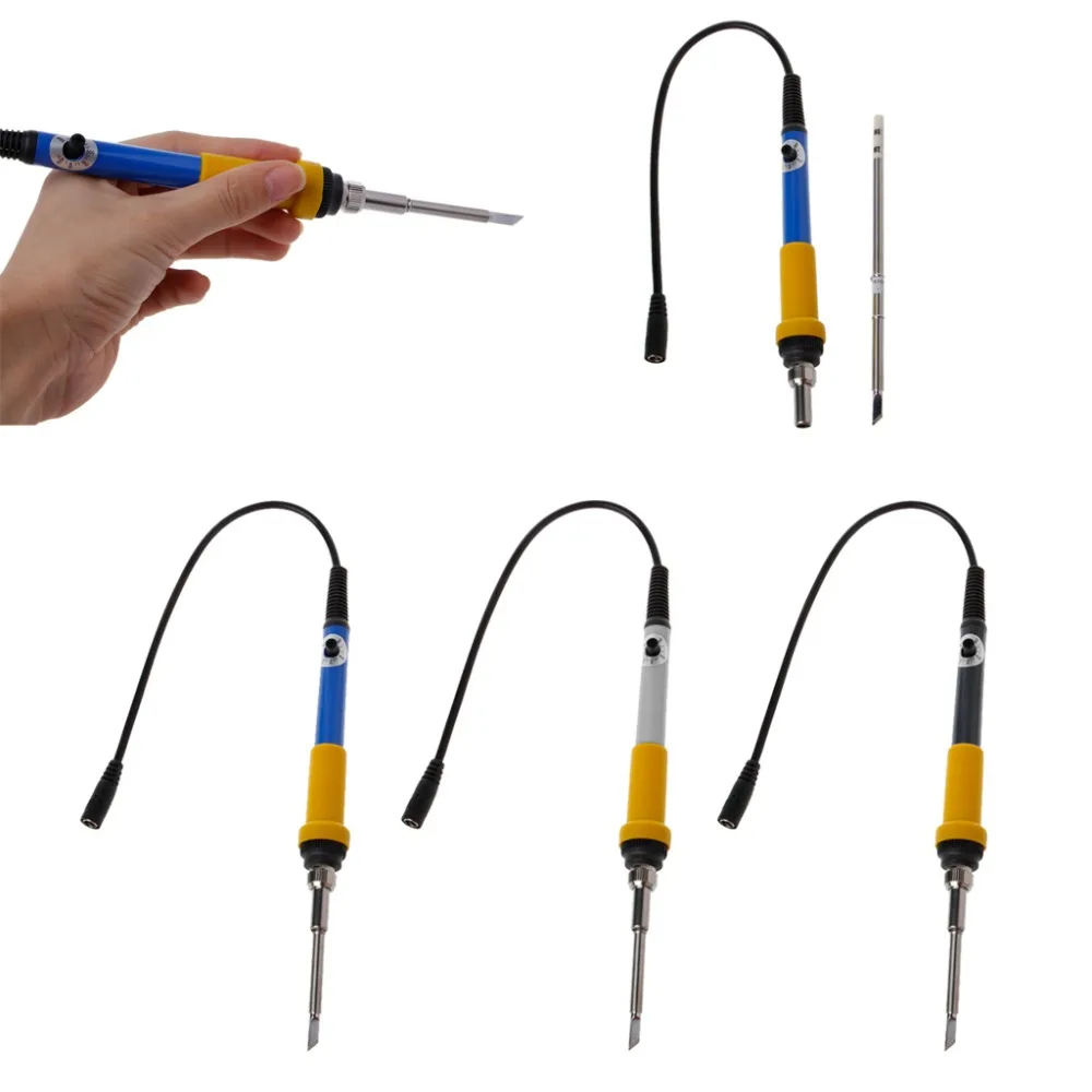 T12 DC 12-24V 75W Mini Electric Soldering Iron Adjustable Temperature+Tip Electric Soldering Irons T12 DC 12-24V 75W Mini Electric Soldering Iron Adjustable Temperature+Tip Electric Soldering Irons