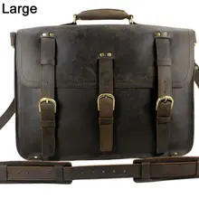 Хит, винтажная мужская кожаная сумка-мессенджер Crazy Horse, большая сумка-тоут, натуральная кожа, сумка-мессенджер, мужская сумка на плечо, большая