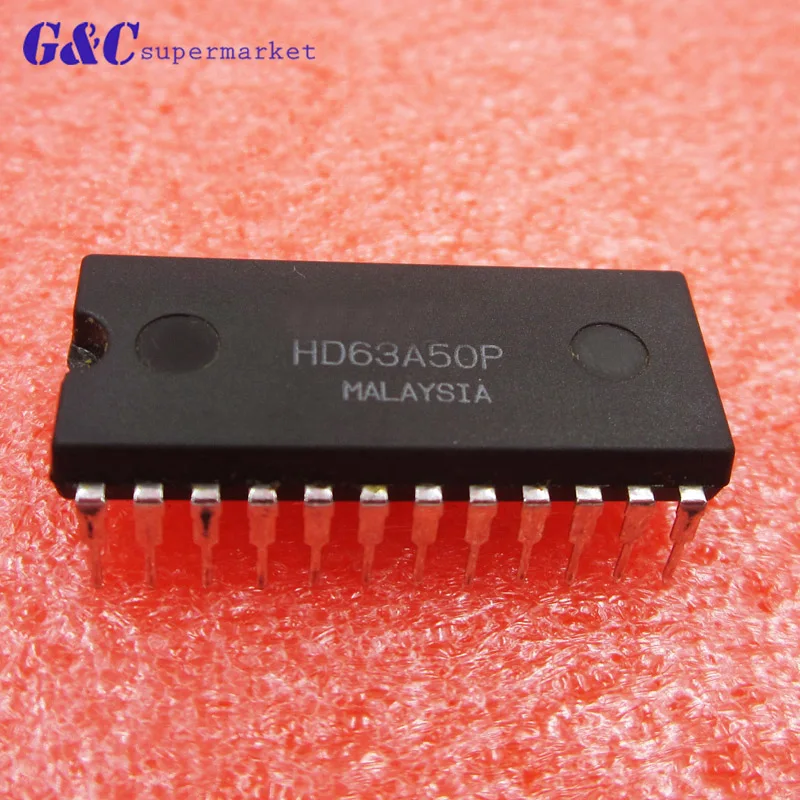 

1/5PCS HD63A50P HD63A50 63A50P DIP-24 Communication Interface