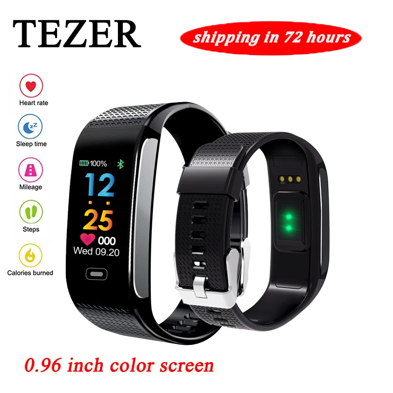 

R18 Smart Wristband Heart Rate Monitor IP67 Sport Fitness Bracelet Tracker Smartband Bluetooth For Android IOS PK miband 2