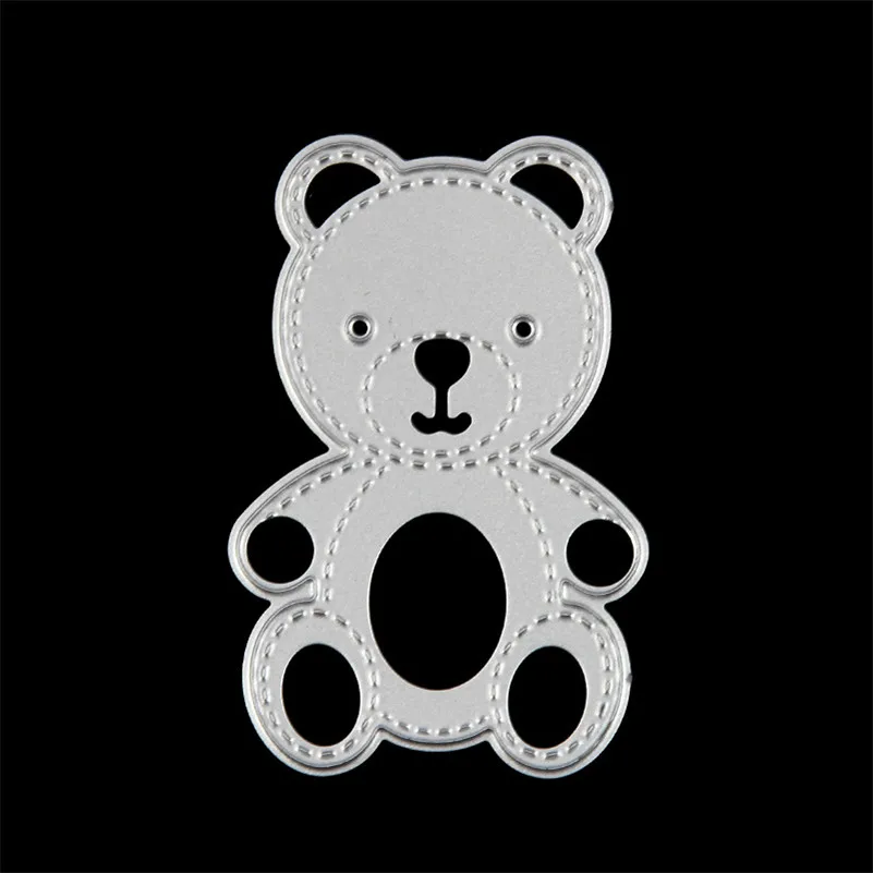 Lovely bear die new cutting dies (2)
