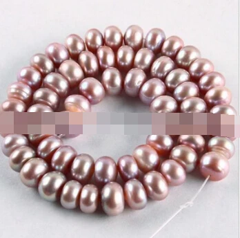 

Hot sell ->@@ N3786X9MM Genuine Natural Lavender Akoya Cultured Pearl Abacus Loose Beads 15" 5pc -Top quality free shipping