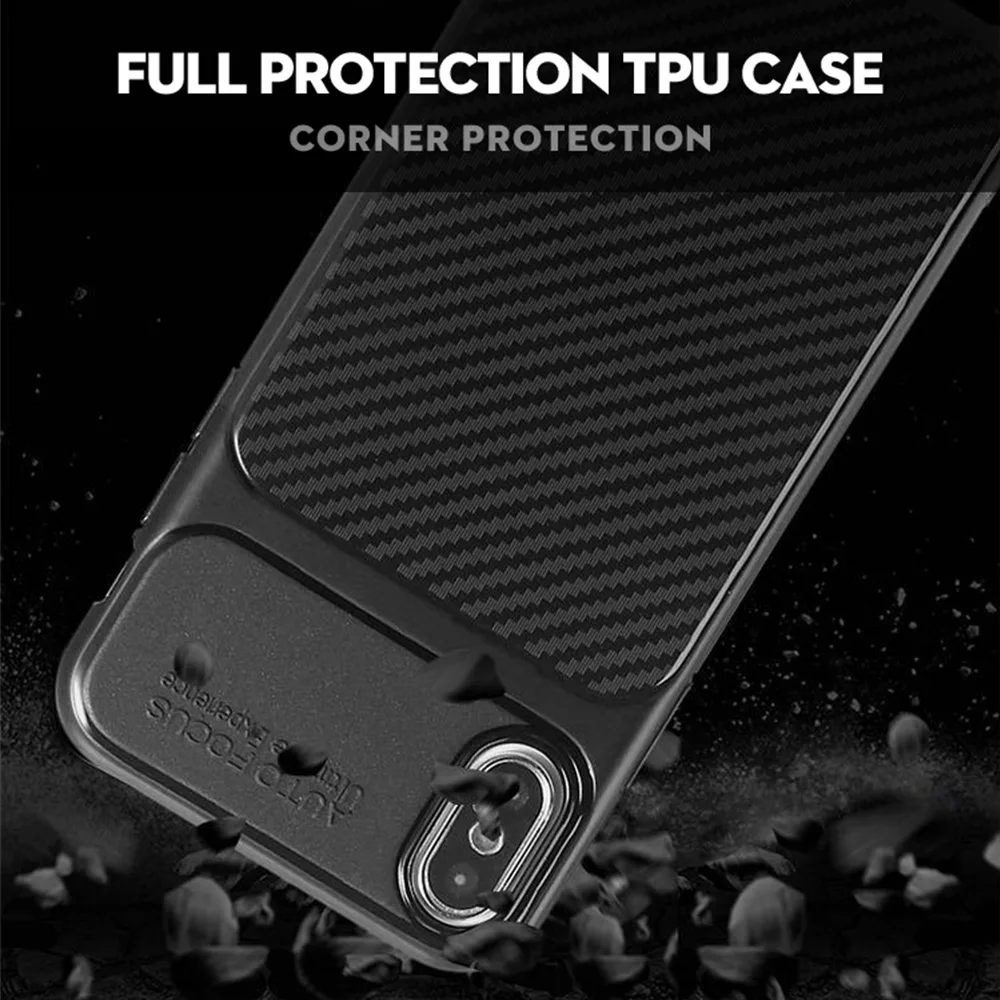 KISSCASE крутой черный глянцевый чехол для телефона iPhone X XS Max XR мягкий TUP Phone Чехол 5 5S SE