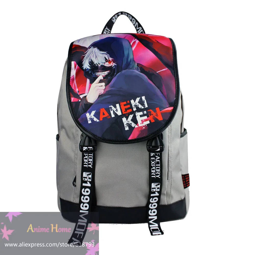 

Anime tokyo ghouls backpack student cartoon Kaneki Ken school bags daily travel backpacks gift for children AB609