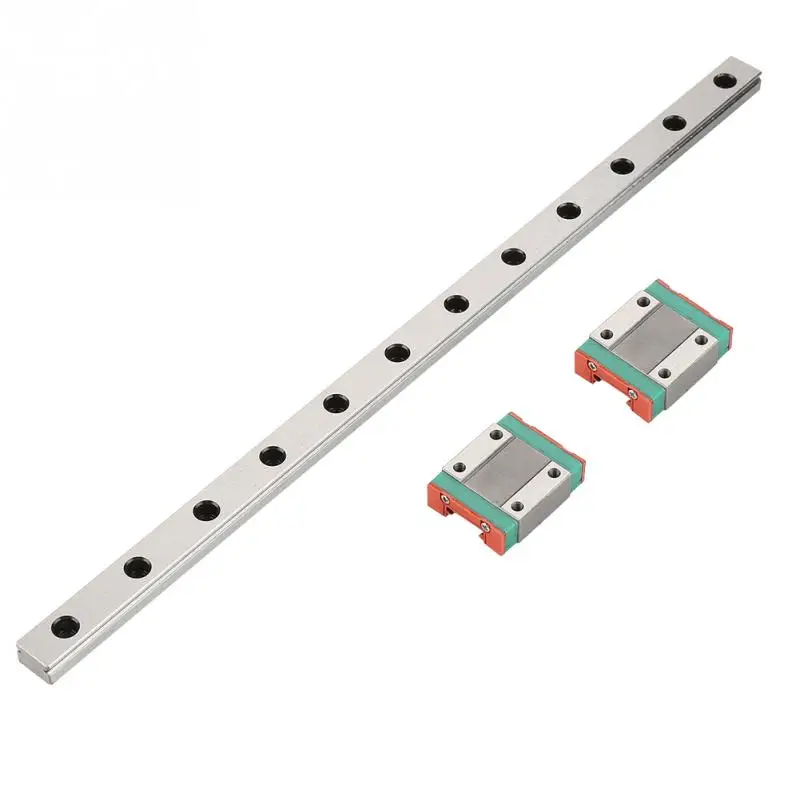 

1Pcs 300mm Length Linear Slide Rail MGN12 Miniature Linear Rail Guide Rail 12mm Width + 2pcs MGN12B Slide Blocks Best Offer