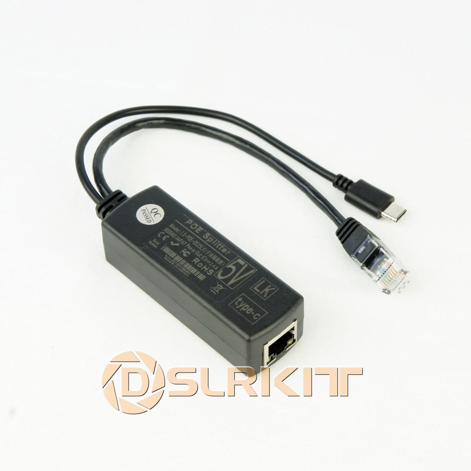 Gigabit Raspberry Pi 4 4B Active PoE Splitter USB TYPE C 5V Power Over Ethernet