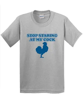 

Stop Staring At My Cock Adult Humor Novelty Sarcasm Funny Offensive T Shirt Stranger Things Design T-Shirt 2018 New