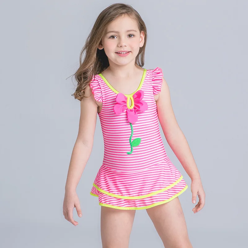 bambini un parti costume da bagno ragazza bambino costume da bagno costumi da bagno floreale