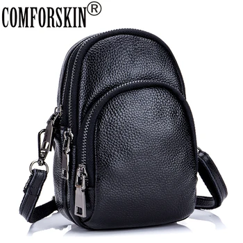 

CMFORSKIN Bolsas Feminina Premium Cowhide Mobile Phone Bag 2020 New Arrivals 100% Genuine Leather Women Messenger Bag Hot Sales
