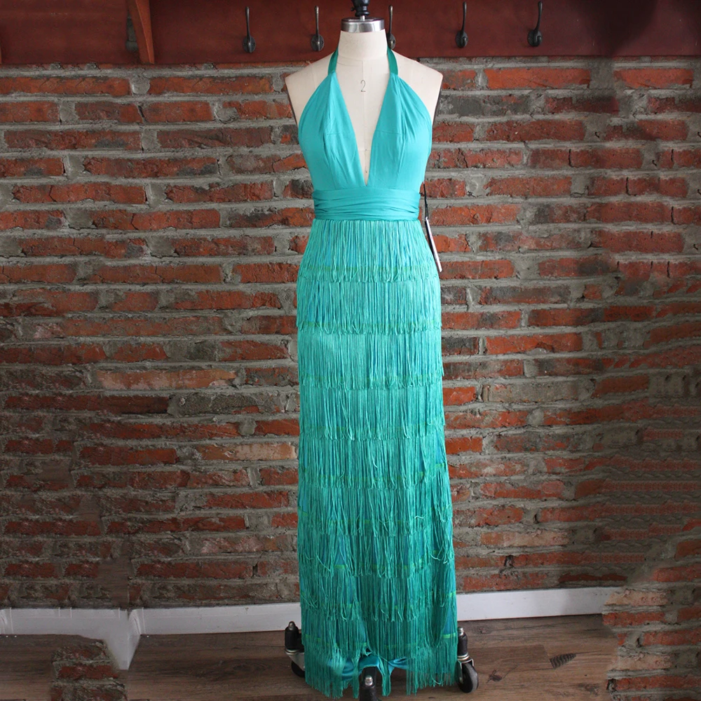 Partido Vestido Formal Backless Robe De Soirée