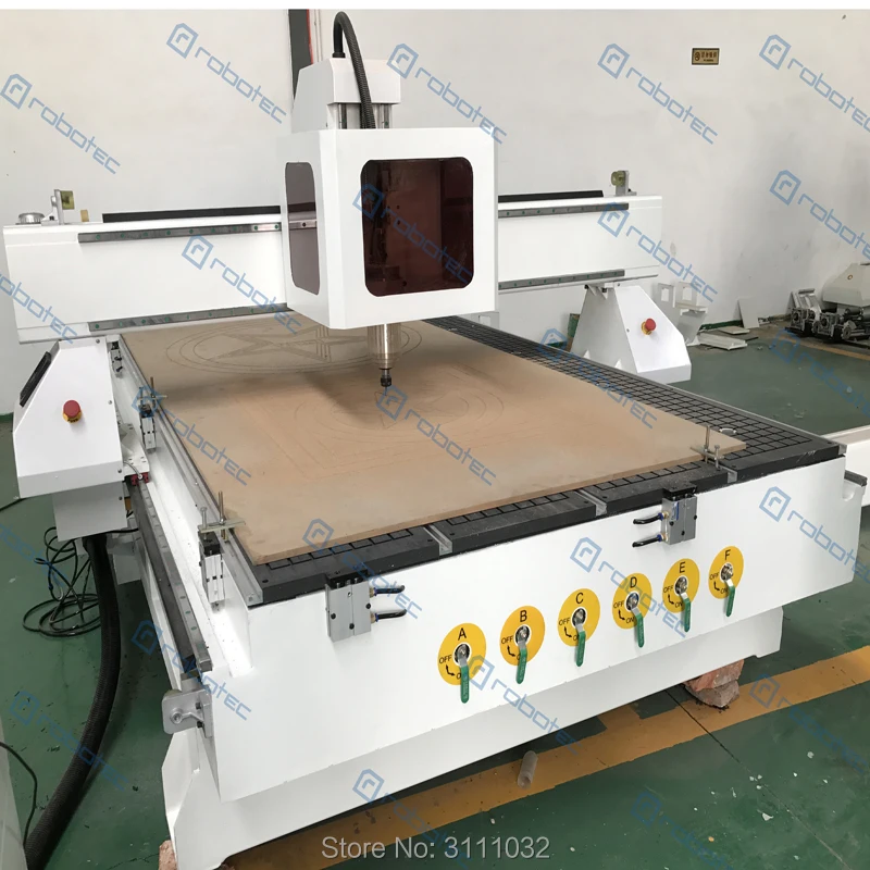 Экономичная цена 1325 Cnc маршрутизатор с вакуумным столом для резки алюминиевой