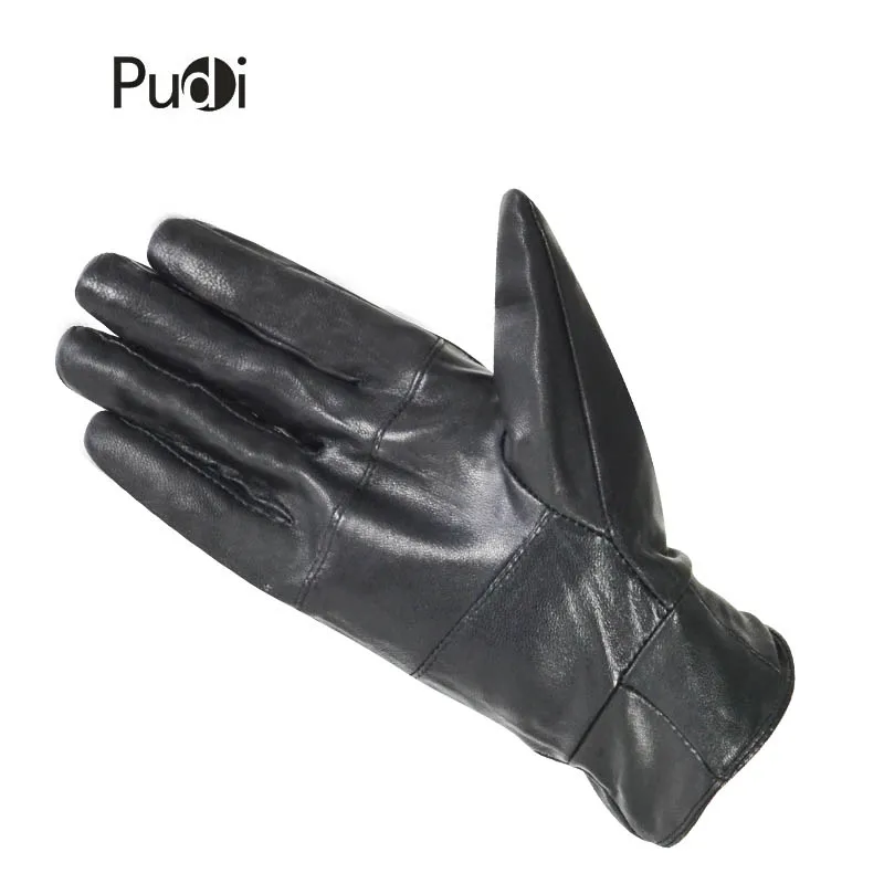 PUDI GL819 женские перчатки из натуральной кожи Натуральная овечья кожа зимние теплые модные перчатки