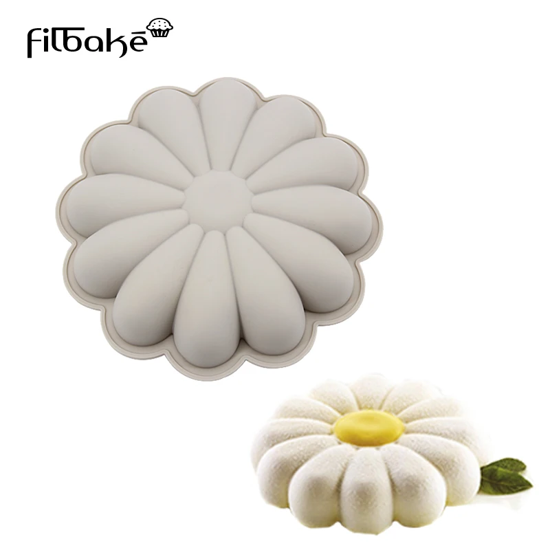 

FILBAKE Silicone Cake Molds Flower Shape DIY Dessert Moulds Mousse Decorating Tools for Parsty Silicone Baking Accessories