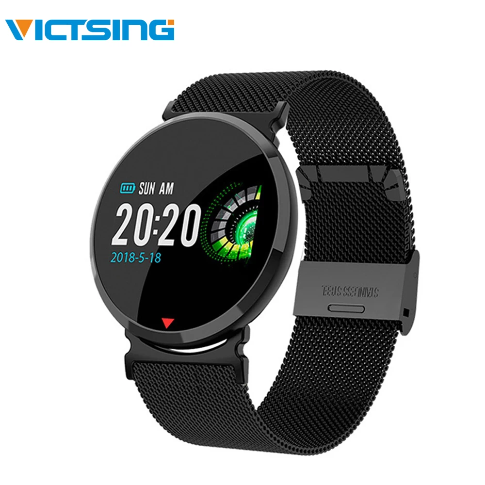 

VicTsing Smart Bracelet Health Waistband Men Fitness Tracker IPS Screen Smart Watch Heart Rate Blood Pressure Monitor Waterproof