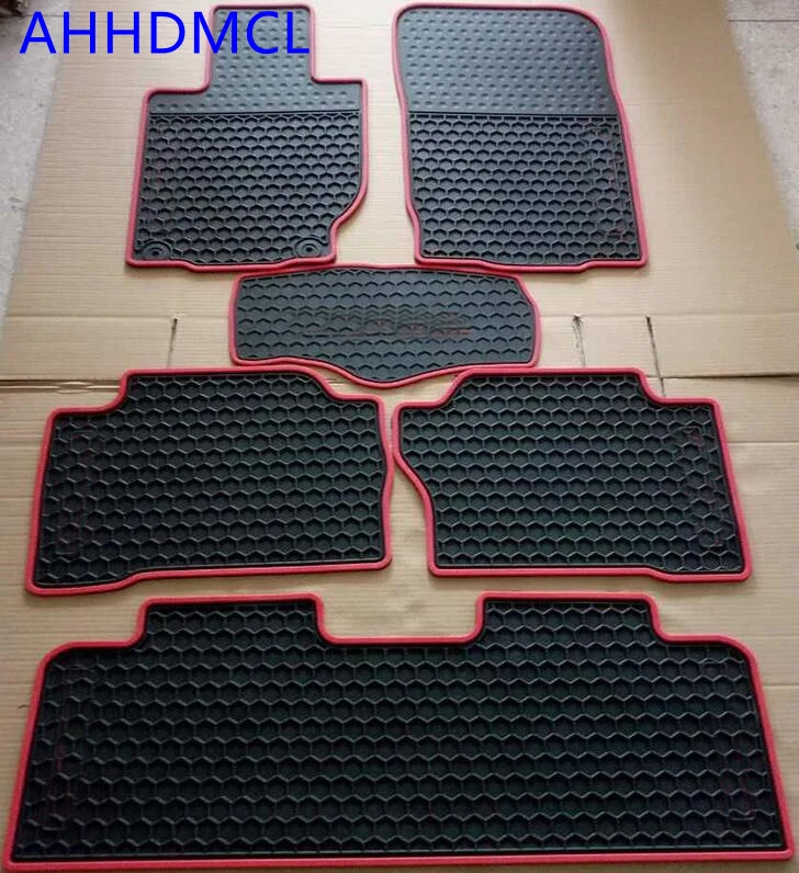 Car Rubber Floor Mats Carpets Feet Pad For Mitsubishi Montero Sport 7