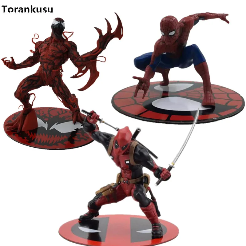 Aliexpress.com : Buy The Amazing SpiderMan Carnage Cletus Kasady ... - The Amazing SpiDerMan Carnage Cletus KasaDy DeaDpool ARTFX X MEN Cartoon Toy Action Figure MoDel Anime