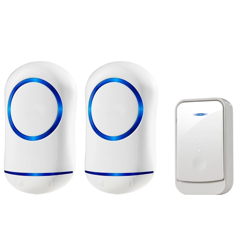 

Wireless Doorbell Smart Waterproof Electronic Doorbell 45 First Music 4th Volume EU US 1 drag 1/1 drag 2