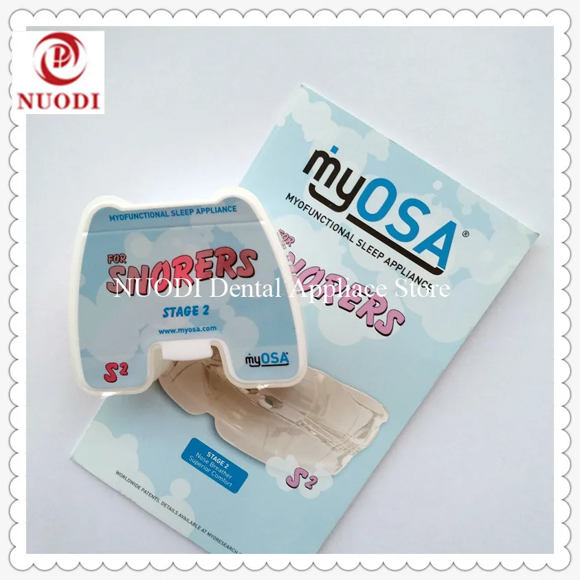

MRC Dental teeth trainer appliance S2/MyOSA for Gasping/Obstructive Sleep Apnea trainer brace Sleep mouth Breathing S2