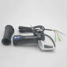 Электрический велосипед, дроссельная заслонка, руль, скутер, велосипедный ускоритель, светодиодный индикатор, блокировка электровелосипеда, полуповоротная дроссельная заслонка