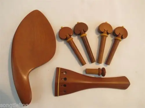 

Violin part,1sets violin jujube wood fittings 4/4