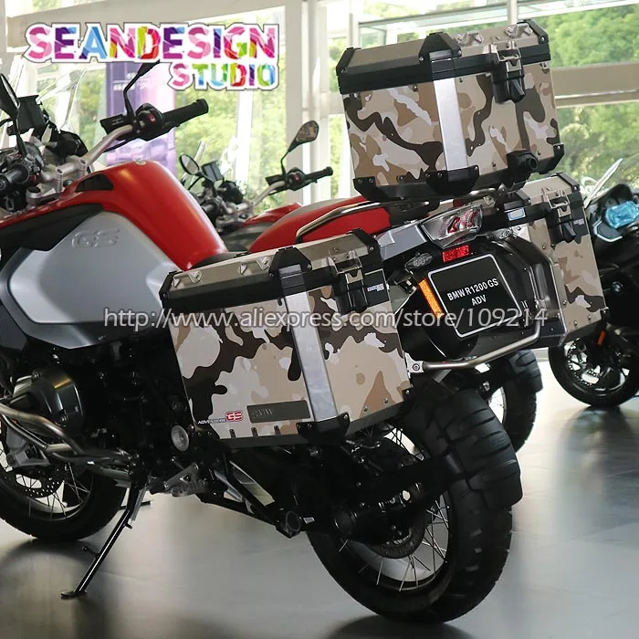 Для BMW F750GS F800GS F850GS R1200GS ADV боковые Чехлы виниловая наклейка Camo moto rcycle наклейки на мотоцикл водонепроницаемые 22