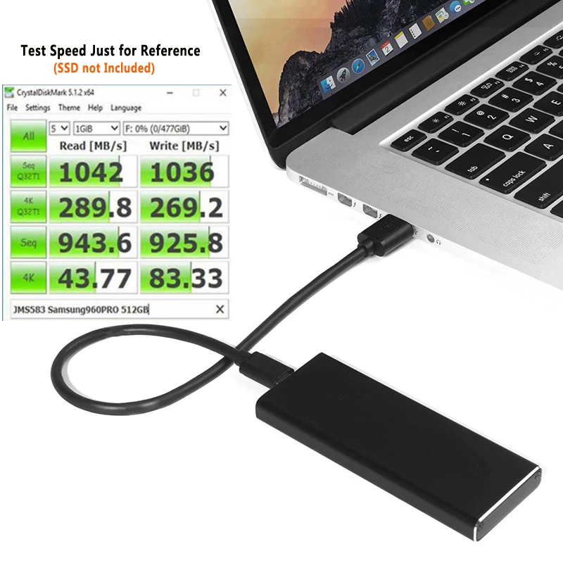 Корпус NVMe PCIE USB3.1 для жесткого диска M.2 на USB 3 1 Тип C M KEY SSD внешний корпус диска/PCIE