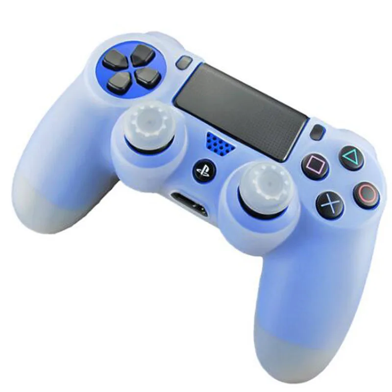 Резиновый геймпад джойстик ручка колпачок защитный чехол для sony Playstation Dualshock 4 PS4 Slim Pro контроллер