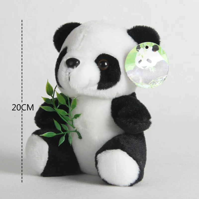 

20CM new panda doll simulation panda plush toy panda doll