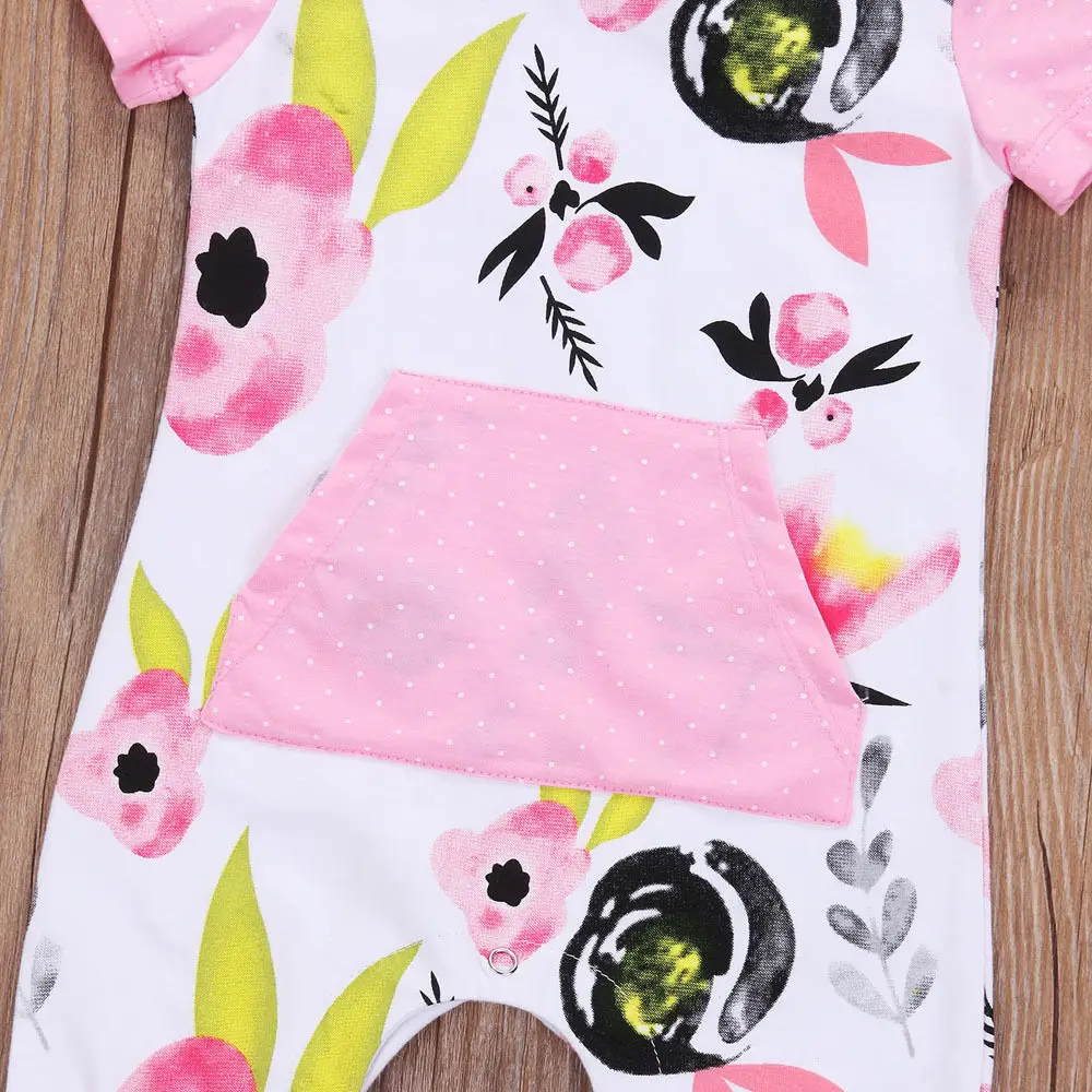 Floral-Newborn-Baby-Girls-Short-Sleeve-Hooded-Romper-baby-girl-clothes-bodysuit-Playsuit-Clothes-4