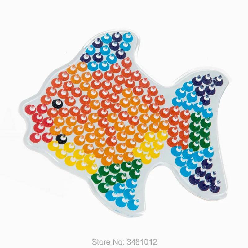 2 шт./пакет EVA Pegboards Hama Бусы 5 мм Diy Пластик доска Цветной Бумага инструмент