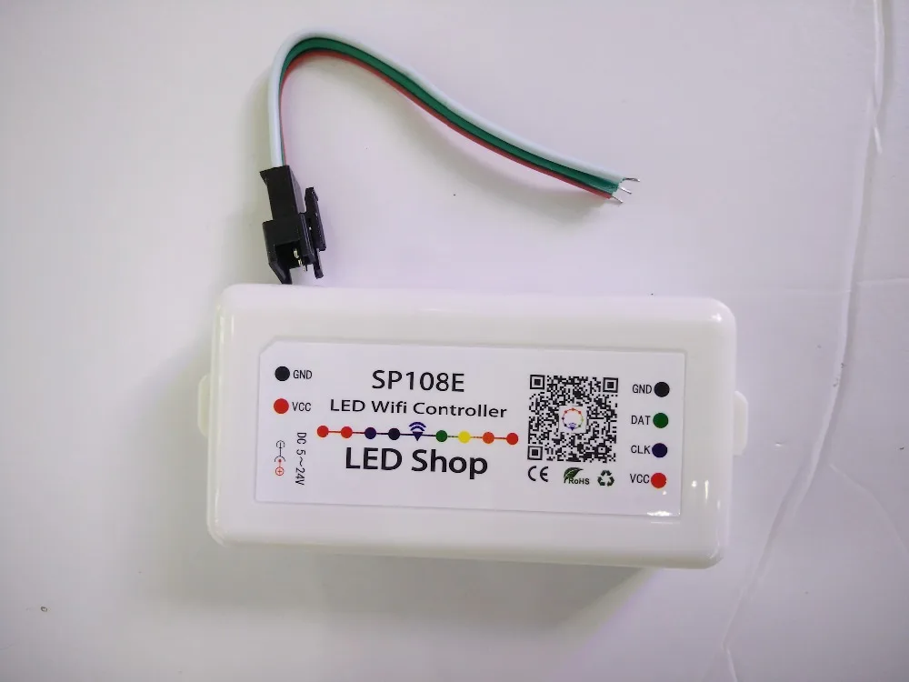 Волшебный контроллер Sp108E Wi Fi 5050LED 2048 пикселей 2811 6803 2812 dmx512 и т. д. большой