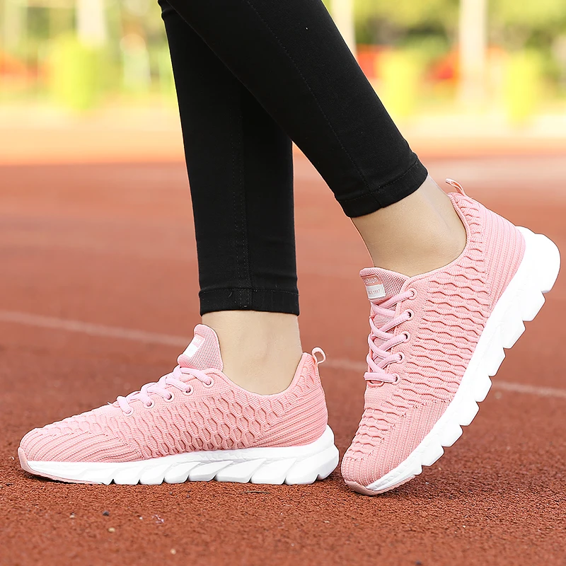 

Walking Shoes Female Black White Women Casual Shoes Autumn Winter Sneakers Flat Shoes Woman Breathable Lightweight Trainers