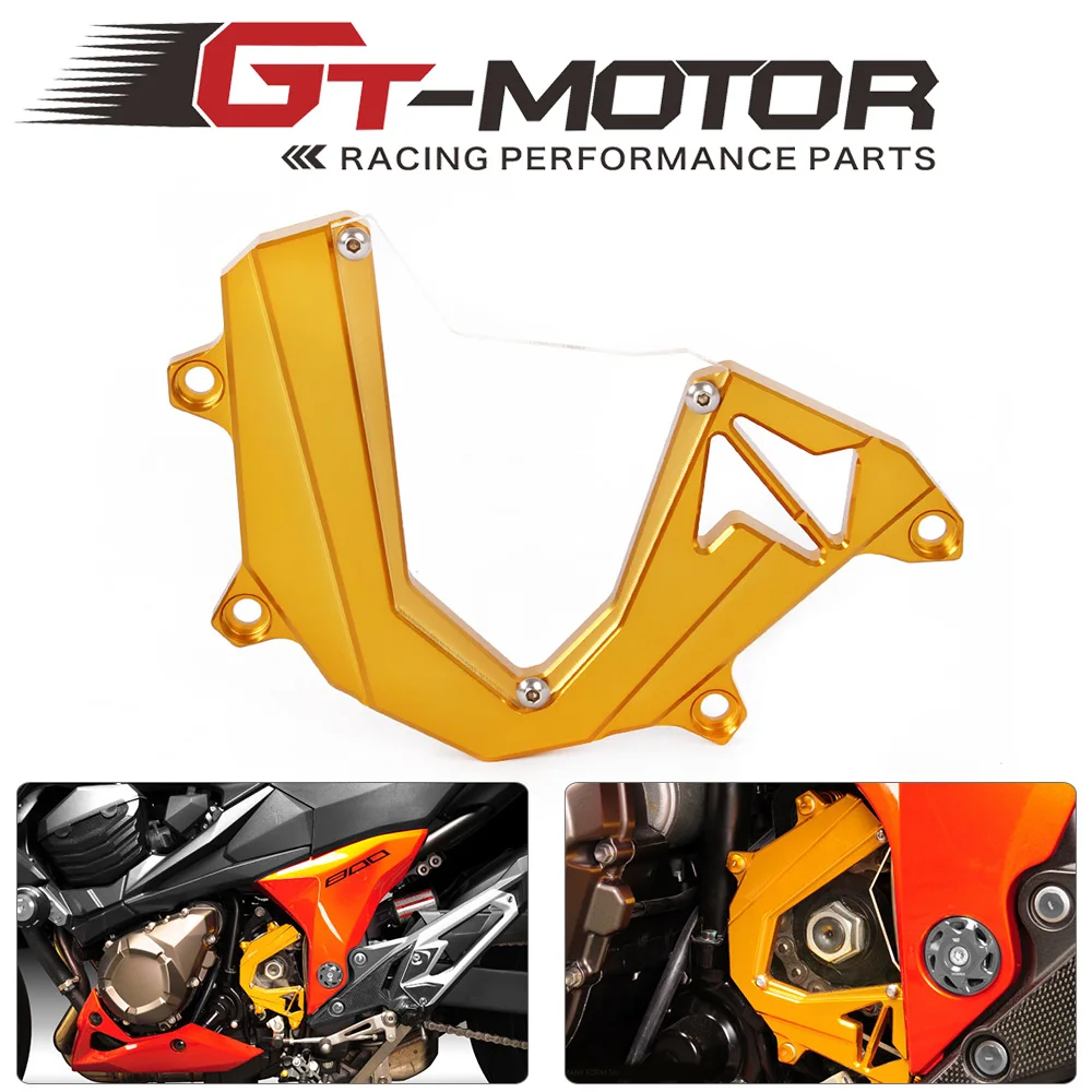 

GT Motor -New Free Shipping Motorcycle For Kawasaki Z800 Accessories Guard Protection Gover Left Engine Front Sprocket Chain