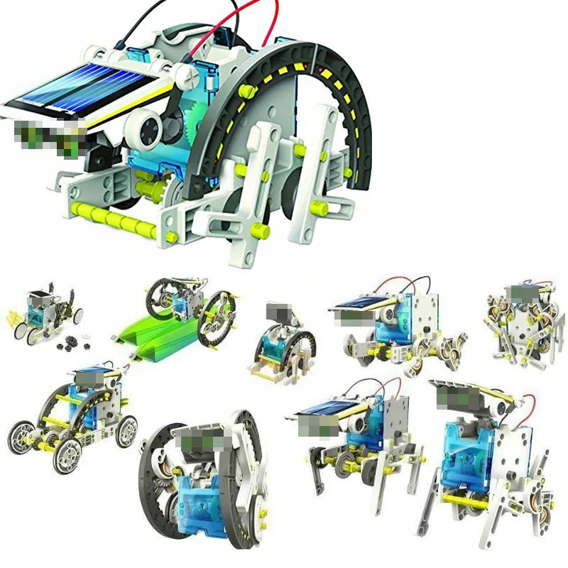Горячий 13 в 1 робот, работающий от солнечной энергии Набор DIY игрушка на солнечной энергии ed игрушки Трансформация Робот набор развивающий подарок игрушки для детей мальчик