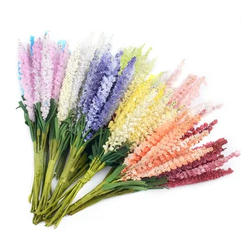 

10pcs Artificial Mini Lavender Foam Flower Bouquet For Wedding Flower Decoration Scrapbooking DIY Wreath Cheap Fake Rose Flowers