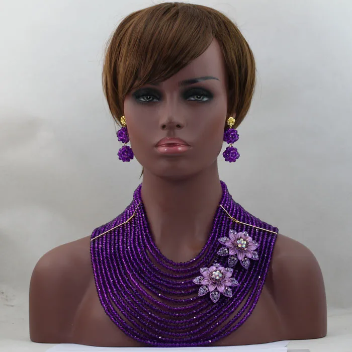 Fashionable African Beads Jewelry Sets Pretty Nigerian Wedding Large Stock Free Shipping hx310 | Украшения и аксессуары