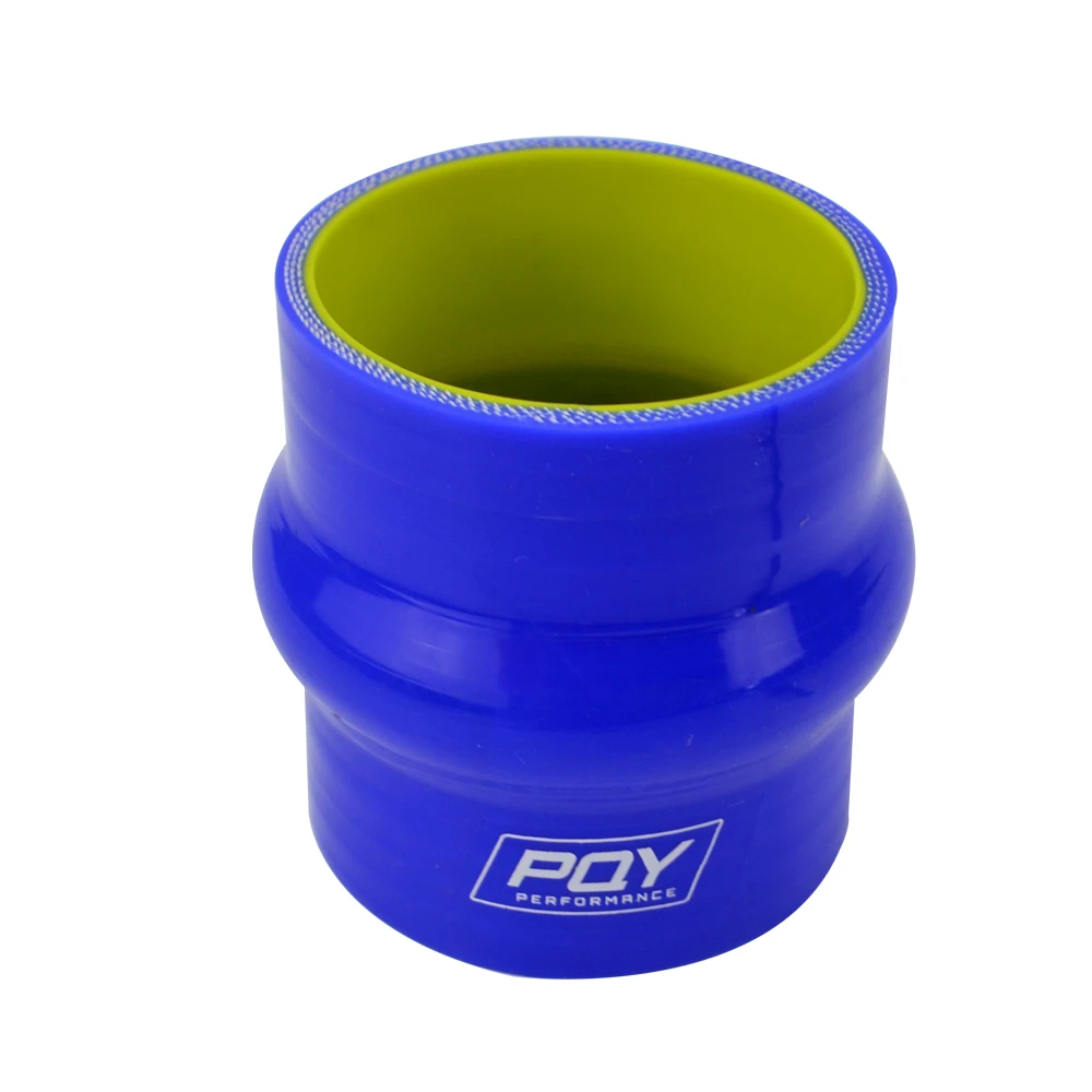WLR Racing Blue &amp Yellow 2.5&quot 64mm Hump Straight Silicone Hose Intercooler Coupler Tube Pipe With PQY Logo HSH0025 QY|Шланги и