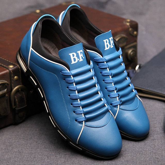 YOUYEDIAN Men Fashion Flat Round Toe Casual Shoes  Men Solid Leather Business  men shoes summer leather breathable#E5