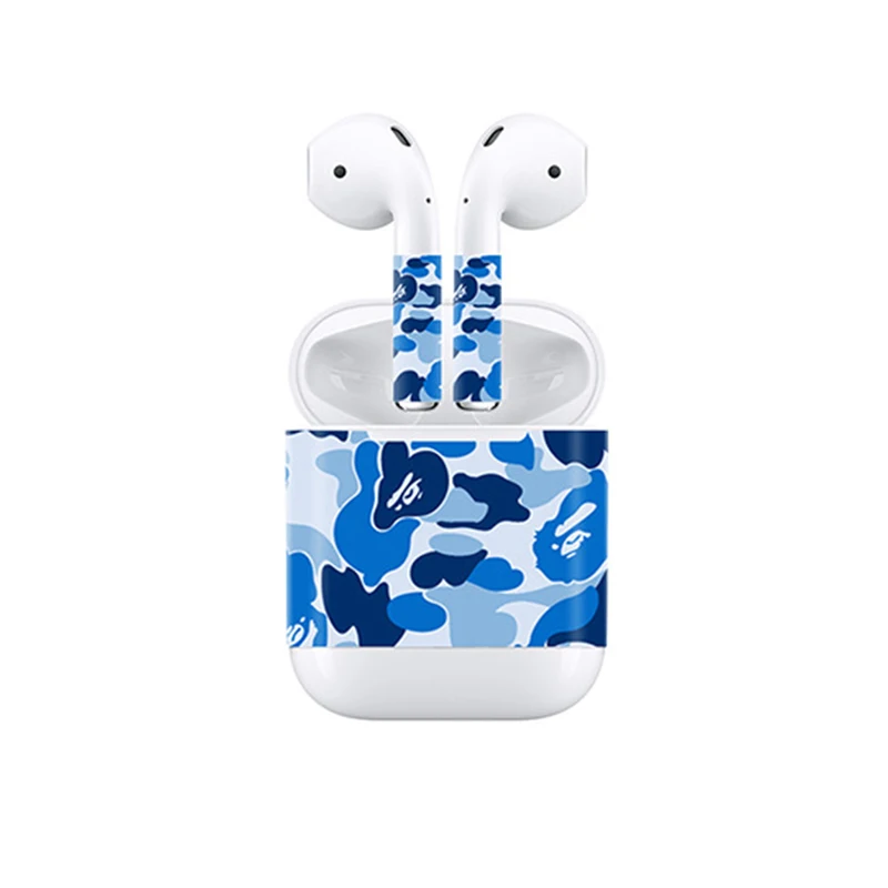 Для AirPods скины стикеры съемные клейкие декоративные наклейки для airpods виниловые