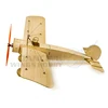Micro Balsawood Airplane Kit Fokker-E Aircraft Model 420mm Wingspan Electric Remote Control Aeroplane for Indoor Park Fly K8 2