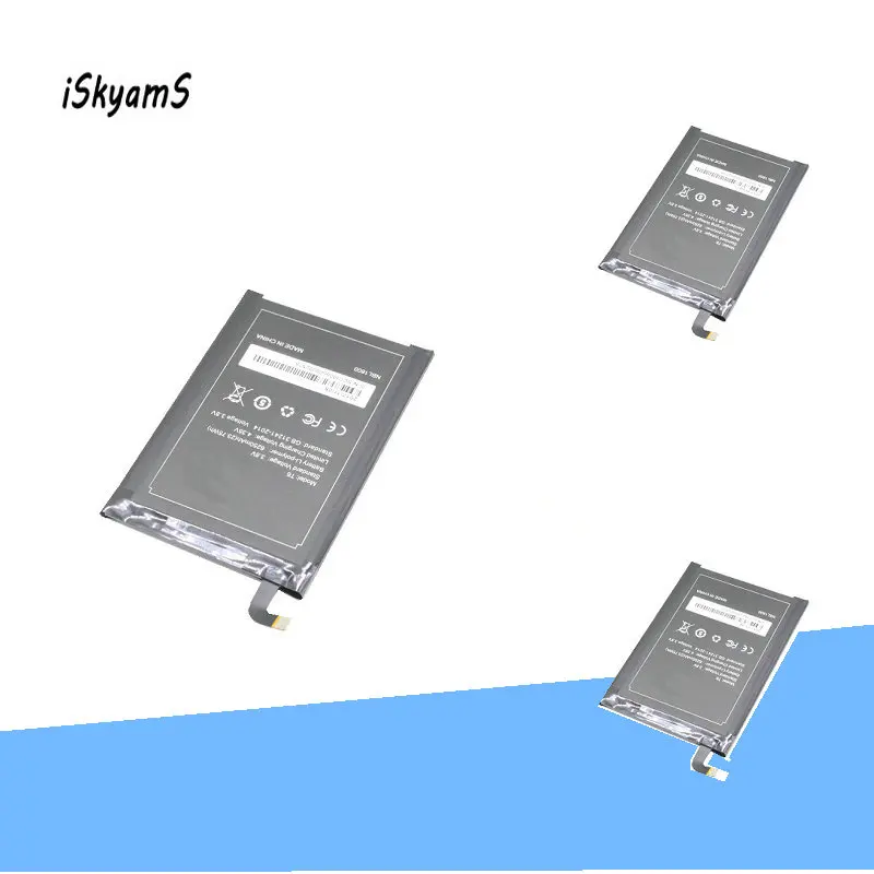 ISkyamS 3x6250 mAh T6 HT6 запасной литий полимерный аккумулятор для Homtom и DOOGEE PRO Smart батарея