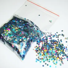 50 г/пакет x 2 мм(1/1") Лазерная темно-серая блестящая шестиугольные блестки в форме углов для украшения ногтей DIY