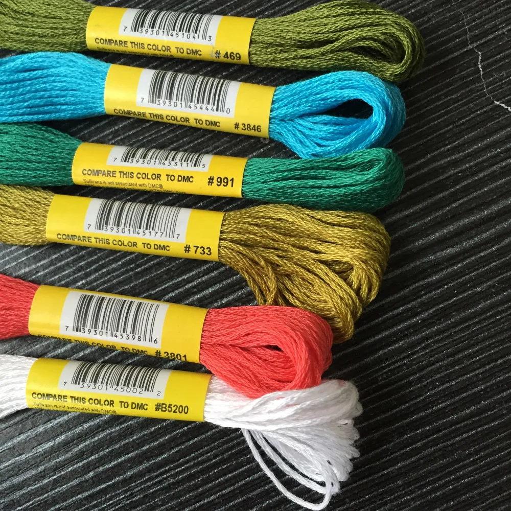 DMC 8 metre cotton cross stitch thread DMC 597 Turquoise Quantity 1