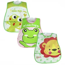 3 штуки Hot Для Bebek Giyim Babador Baberos Силиконовые Bib младенца Дети Новорожденные Райс Карманный водонепроницаемый стерео принимать пищу Слюнявчики