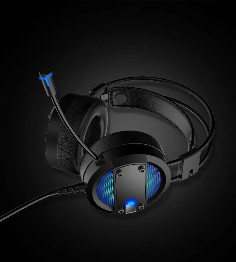 MagiftA10 Gaming Headset Stereo Headphones with MIC For Computer PC Laptop Gamer USB LED Light Glowing Over Ear For Video (2)