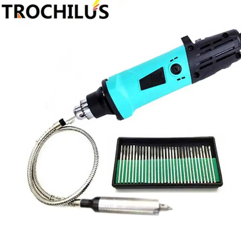 

High quality 380W Power tool Dremel Mini Grinder Regulating Speed Electric Engraver Polishing tool mini drill with Accessories