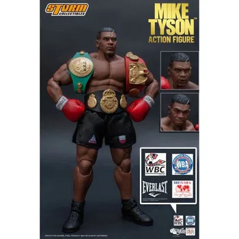 

3 Head Face Storm Toys Boxing Tyson Boxing Boxer Champion Mike Tyson Action Figure Collectible Model Toys