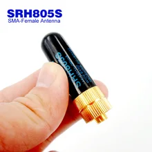 SRH805S SMA-F антенна UHF/VHF для Baofeng UV-5R Kenwood TK3107 2107 PUXING QUANSHENG TG-UV2 рация радио SRH-805S