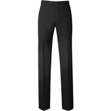 Новые поступления Мужские высокое качество молния Fly Формальные Деловые костюм для встречи Одежда Брюки Slim Fit морщин-стойкие костюмы брюки для мужчин